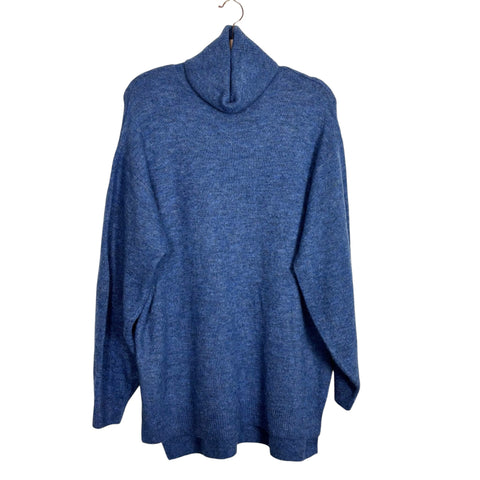 H&M Blue Wool Blend Tunic Sweater - Size S