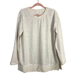 Wishlist Oatmeal French Terry Tunic Sweatshirt NWT- Size S/M