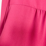LOFT Red Long Sleeve Blouse- Size L (see notes)
