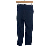 Lululemon Black Drawstring Adjustable Cinched Hem Pants- Size 4 (Inseam 24")
