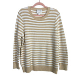 Sail to Sable Tan/White Striped Sweater- Size XXL (sold out online)