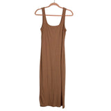 Shein Tan Ribbed Dress - Size M