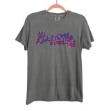 Comfort Colors Grey Braves Sequins Tee - Size S