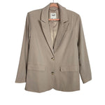 Abercrombie & Fitch Beige Boyfriend Blazer - Size S