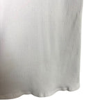 Maurice's White Ribbed Tank- Size S (see notes)