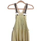 No Brand Cream Semi Lined Overall Dress- Size S