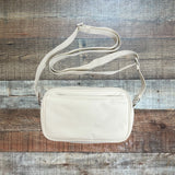 Lululemon Cream Double Zipper Crossbody Camera Bag