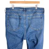 Old Navy Medium Wash Distressed High Rise Rockstar Super Skinny Jeans- Size 14 (Inseam 29”)