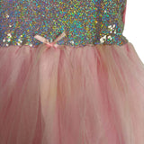 Great Pretenders Sequins Tulle Skirt Dress- Size 7-8 (see notes)