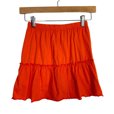 Kid Nation Orange with Built-In Shorts Ruffle Skirt- Size L (8/10)