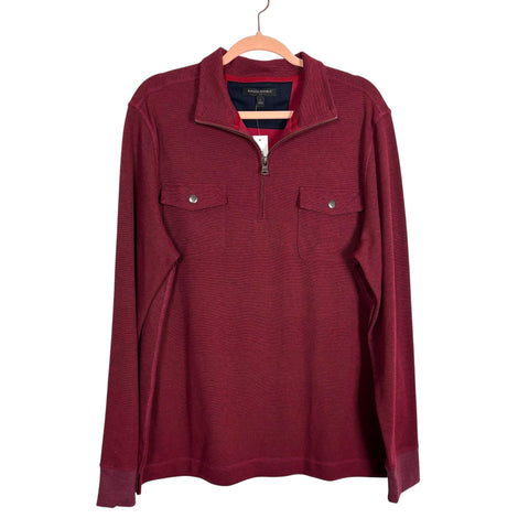 Banana Republic Red Quarter Zip NWT - Size Men's L