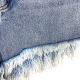 Superdown Light Wash Distressed Raw Hem Jean Shorts- Size 28 (see notes)