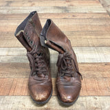 Steve Madden Brown Lace Up Boots- Size 8.5 (see notes)