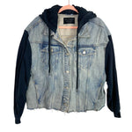 ALL SAINTS Milena Denim Hooded Jacket- Size M/L