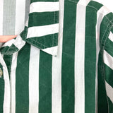 Pomander Place Forest Green Striped Bradley Dress- Size XL (see notes, sold out online)