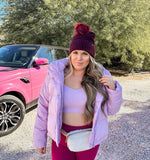 Lululemon Dusty Pink Wunder Puff Hooded Jacket - Size 12 (See Notes)
