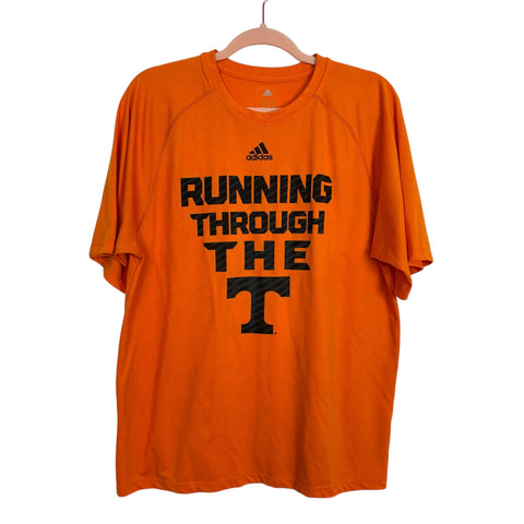 Adidas Orange Running Through The T T-Shirt - Size M