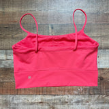 Lululemon Bright Coral Sports Bra- Size 12 (see notes)