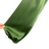 Petal + Pup Green Cutout One Shoulder Satin Halter Neck Dress NWT- Size S