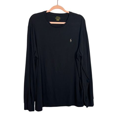 Polo Ralph Lauren Black Long Sleeve Shirt - Size Men's XL
