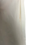EDIT White Flare Sleeve Ruched A Line Dress- Size XS (see notes)
