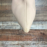 RAYE White Leather Stiletto Booties- Size 9 (see notes)