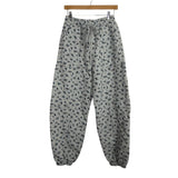 Pink Lily Grey Floral Jogger Sweatpants- Size S (sold out online, we have matching hoodie)
