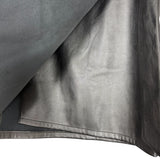 Never Fully Dressed Gunmetal Vegan Leather Mini Jaspre Skirt NWT- Size 2 (see notes, sold out online)