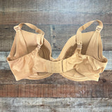 Auden Tan Full Coverage Lightly Lined T-Shirt Underwire Nursing Bra- Size 36DD