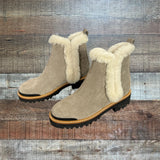 Marc Fisher Suede Fur Lined Boots- Size 6.5