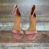 Windsor Pink Sparkle Glitter Heeled Sandals- Size 6 (see notes)
