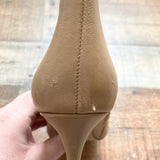 Vince Camuto Tan Soft Leather Heeled Booties- Size 8 (see notes)