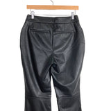 SPANX Black Faux Leather Flare Pants NWT- Size L (Inseam 32")