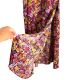 Buddy Love Floral with Front Tie and Cut Out Desirae Maxi Dress NWT- Size M