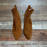 Steve Madden Julina Chestnut Leather Booties- Size 8.5 (see notes)