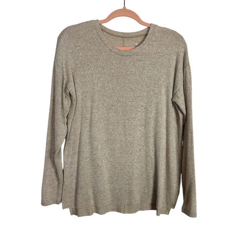 American Eagle Tan Space Dye Soft & Sexy Plush Tunic Top- Size XS