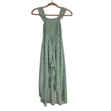 Art Class Mint Floral Print with Built In Shorts Smocked Dress- Size M/7-8Y (see notes)