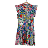 Pinch Floral Front Button Pleated Dress- Size M