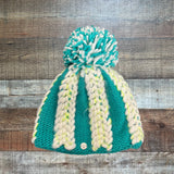 Spyder Teal/White Beanie