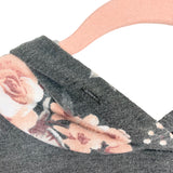 Twenty Ten Gray Floral Pattern Hooded Sweatshirt- Size 1XL (see notes)