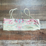 No Brand Blue and Pink Tie-Dye Bikini Top- Size ~S (see notes)