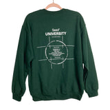 Gildan Forest Green Bacteria Sweatshirt- Size M