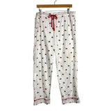 Petite Plume White Christmas Two Piece Pajama Set- Size L (see notes, sold as a set)