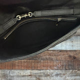 Marc Jacobs Black Foldover Chain Clutch