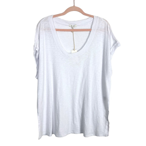 Z Supply White Farren Slub Tee NWT- Size XS