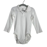 H&M White Organic Cotton Polo Onesie - Size US 18M (See Notes)