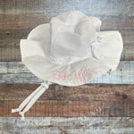 No Brand White Light Pink Harper UPF 50+ Hat - Size M