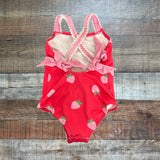 The Beaufort Bonnet Company Red Strawberry Swimsuit - Size 3T