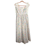 Lulus Floral Embroidered Lace Overlay Dress NWT- Size S
