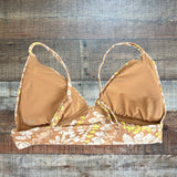Aerie Triangle Tan Printed Top - Size L